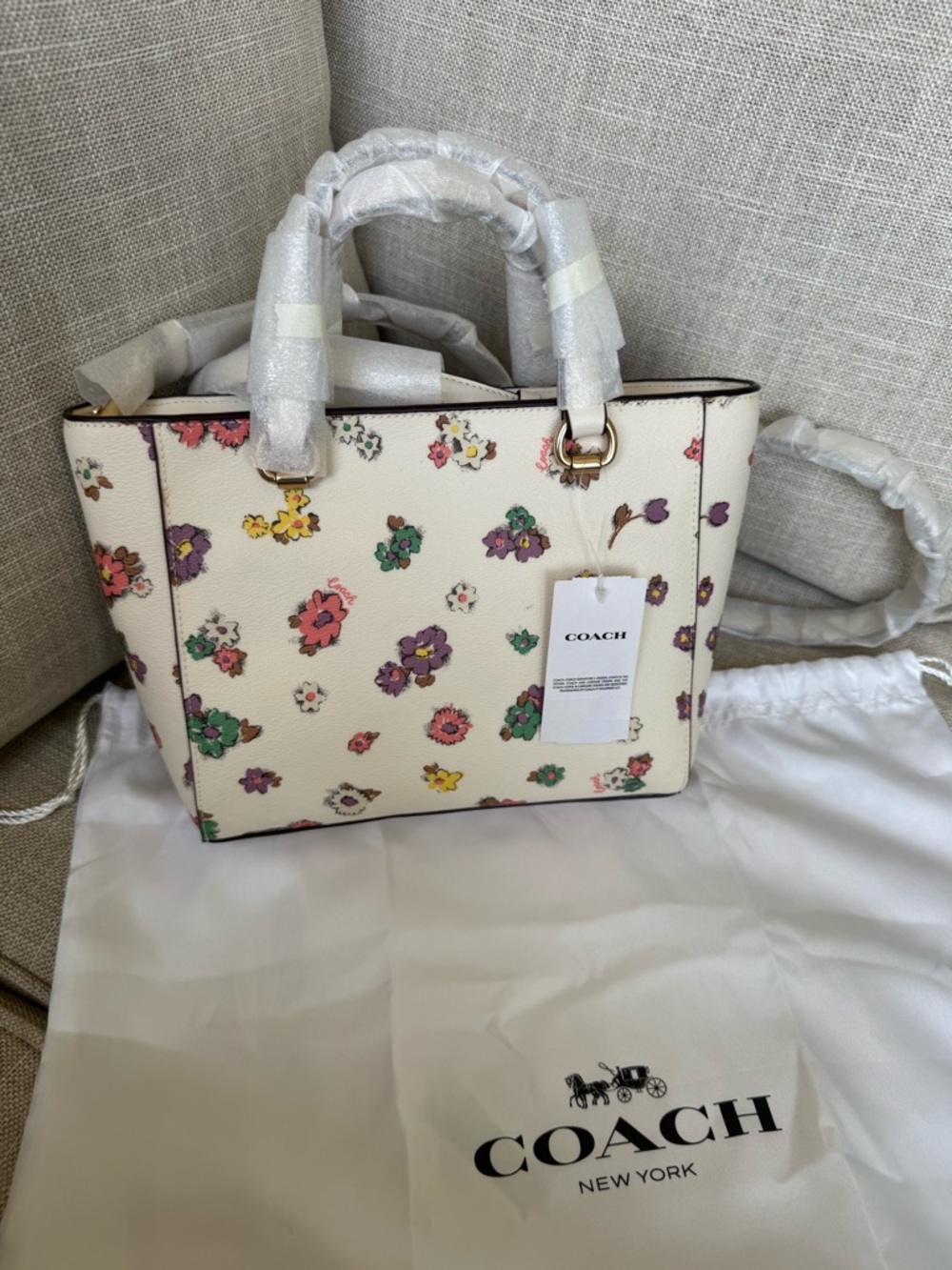 Coach Floral Alice tote bag NWT - Picture 11 of 14
